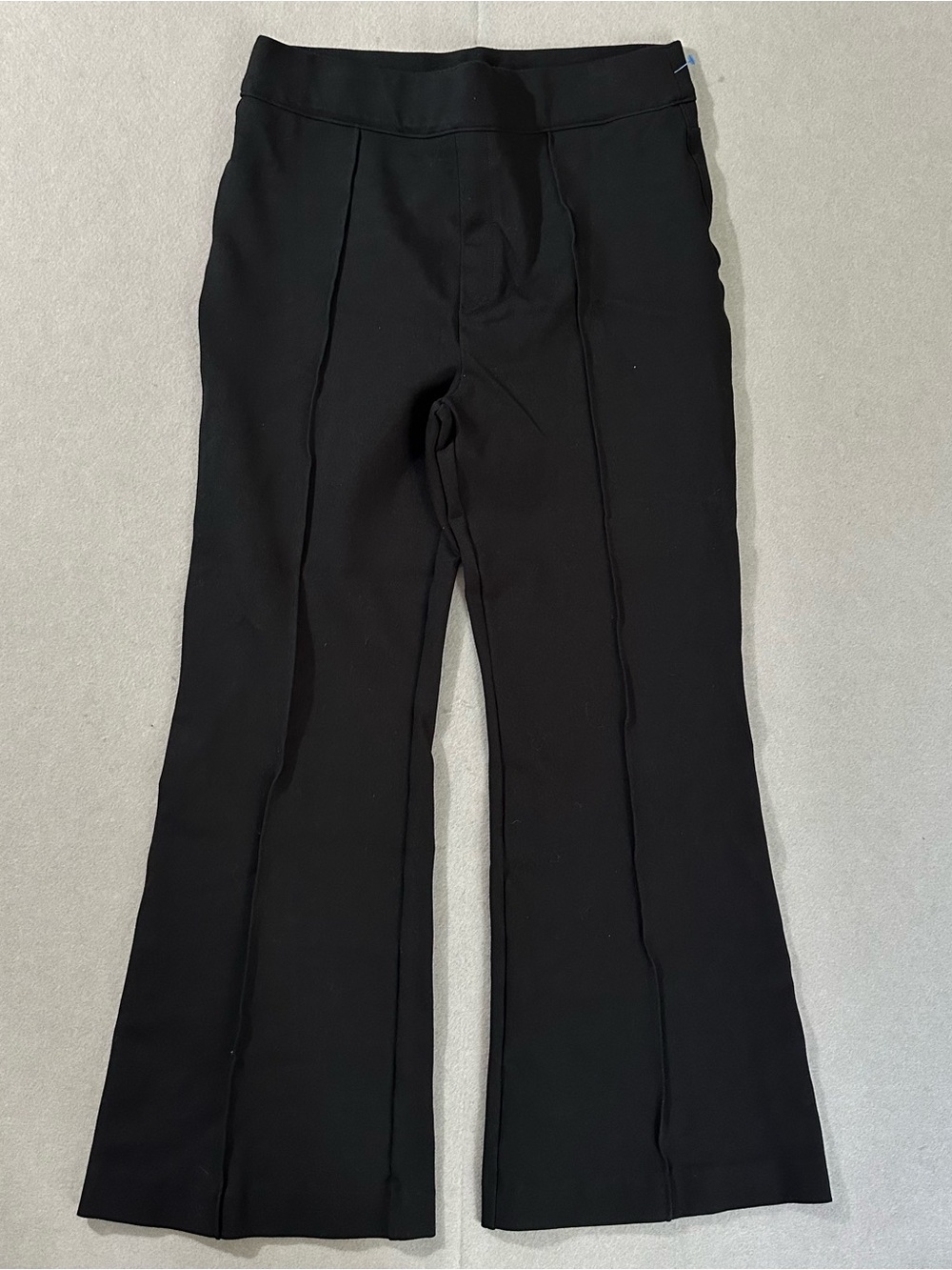 SPANX Kids Black Flared Seam-Front Knit Pants